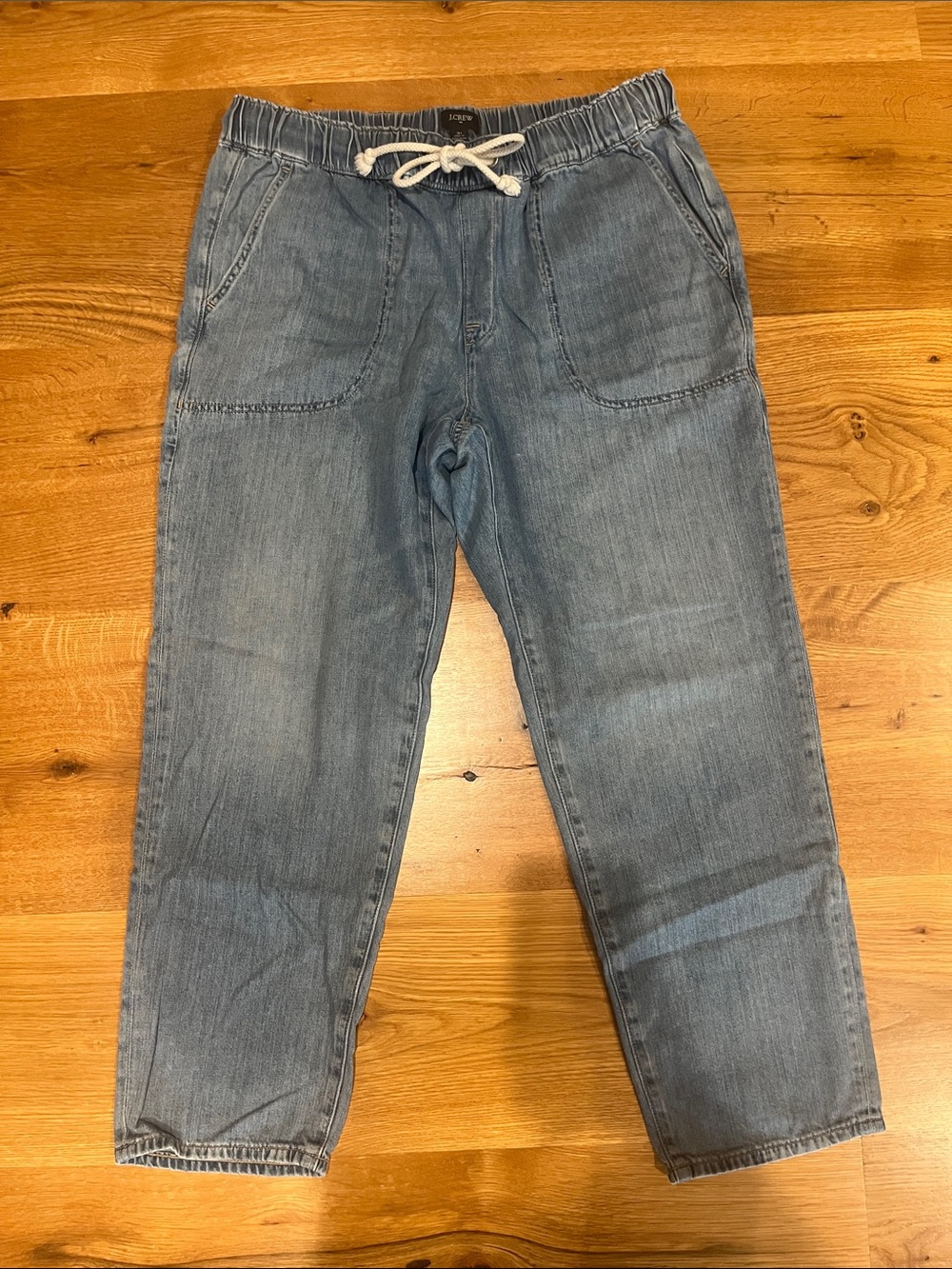 J.Crew tie waist jean
